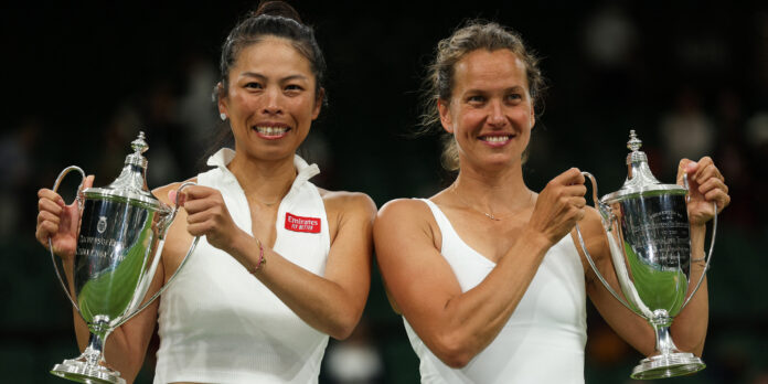 Wimbledon: Hsieh Su-Wei e Barbora Strycova vencem em pares femininos