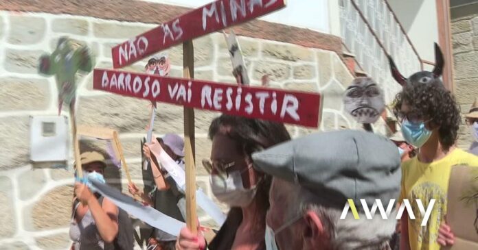 Boticas de novo em manifestação contra minas de lítio