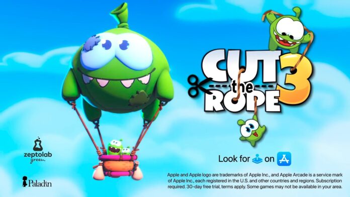 Apple Arcade: Cut the Rope 3 chega de forma exclusiva ao catálogo