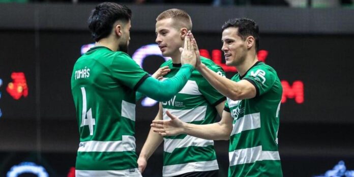 Sporting goleia Haladás e discute apuramento na Champions de futsal no domingo