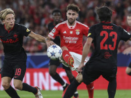 SC Braga e Benfica em busca de vitórias por dois golos para objetivos diferentes