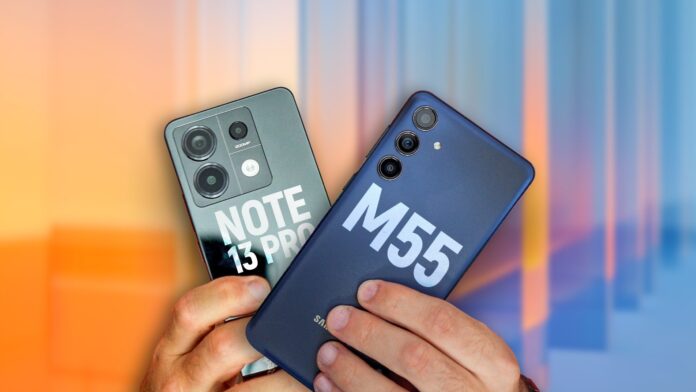 Galaxy M55 vs Redmi Note 13 Pro: duelo entre intermediários pode te surpreender | Comparativo