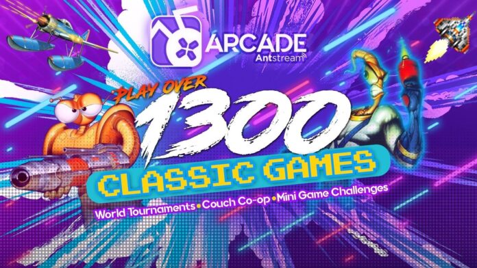 Antstream Arcade chegará aos consoles PlayStation com mais de 1.300 jogos retrô