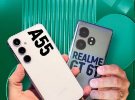 realme GT 6T vs Galaxy A55: qual é o celular intermediário mais premium? | Comparativo