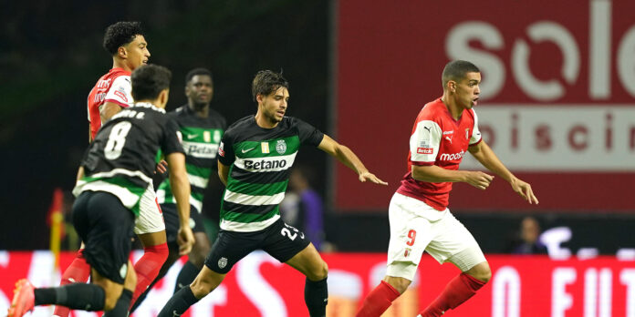 Golos de Ricardo Horta deixam o Sporting a perder ao intervalo, pela primeira vez na I Liga 2024/25