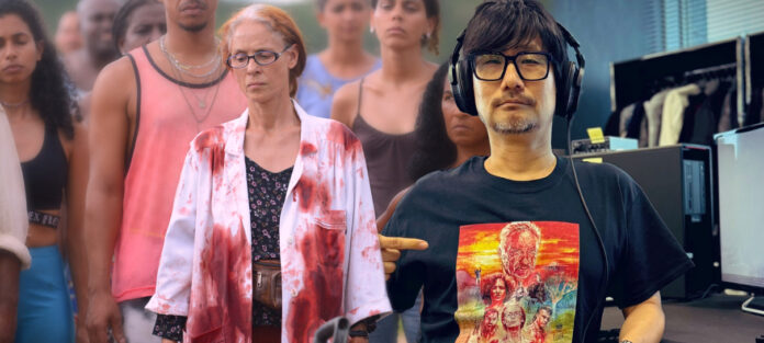 Hideo Kojima indica Bacurau e veste camiseta no trabalho